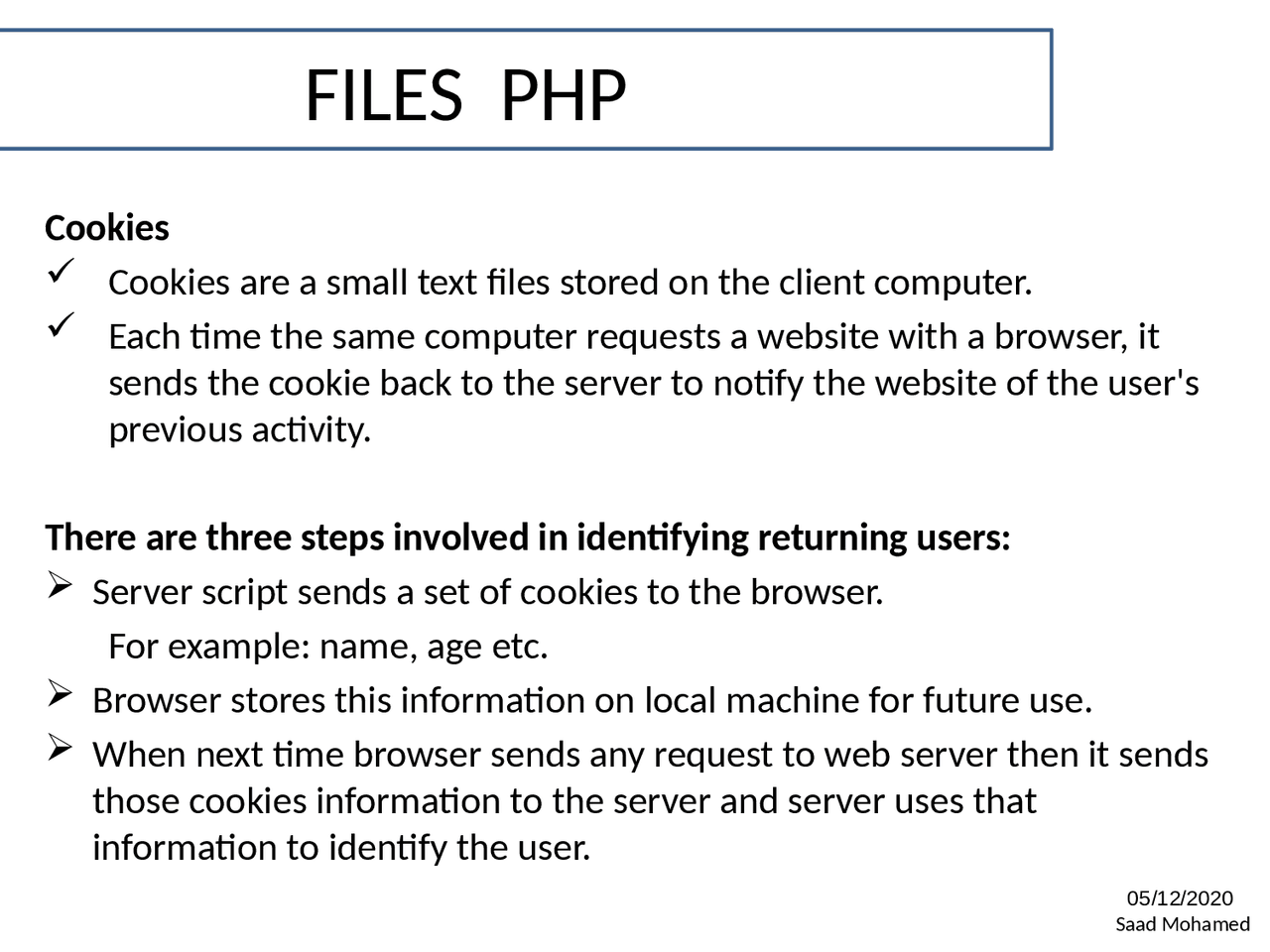 What is cookies ? How to learn more - Docsity