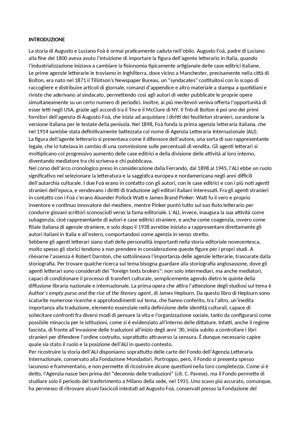 Riassunto Cacciatori di libri, Anna Ferrando | Sintesi del corso di ...