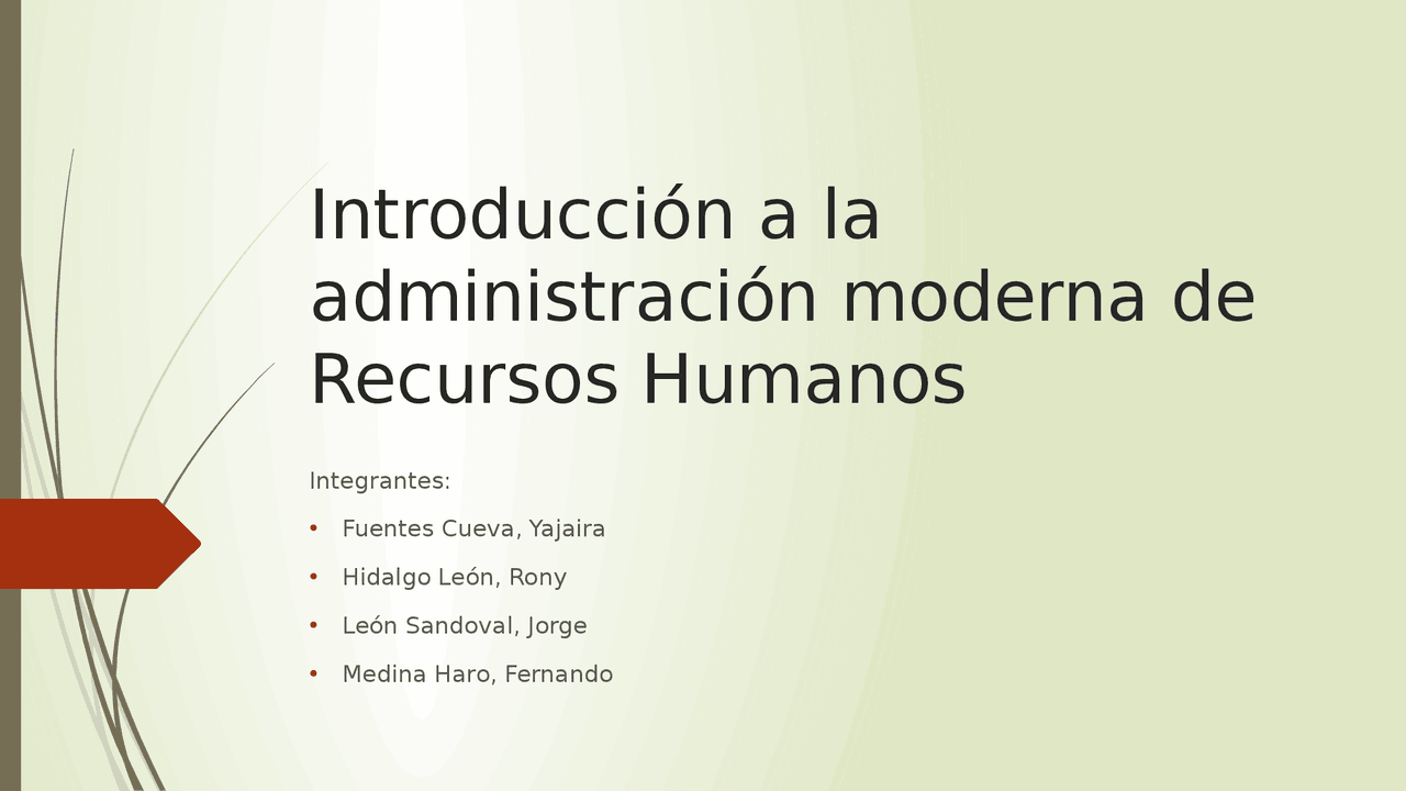 Introduccion a la administracion moderna de recursos humanos
