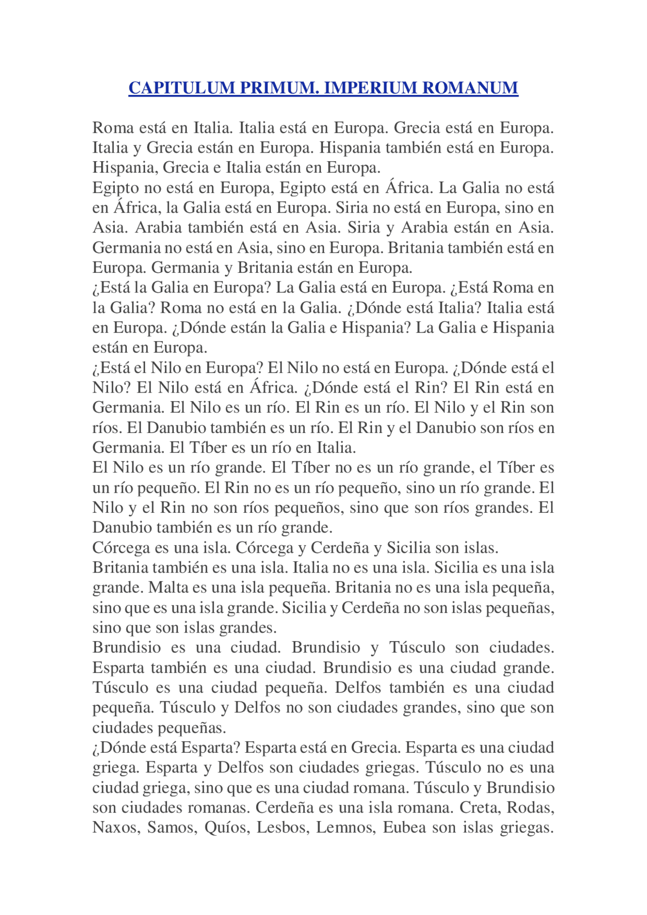 Traducción lengua latina libro de latín | Apuntes de Latín | Docsity