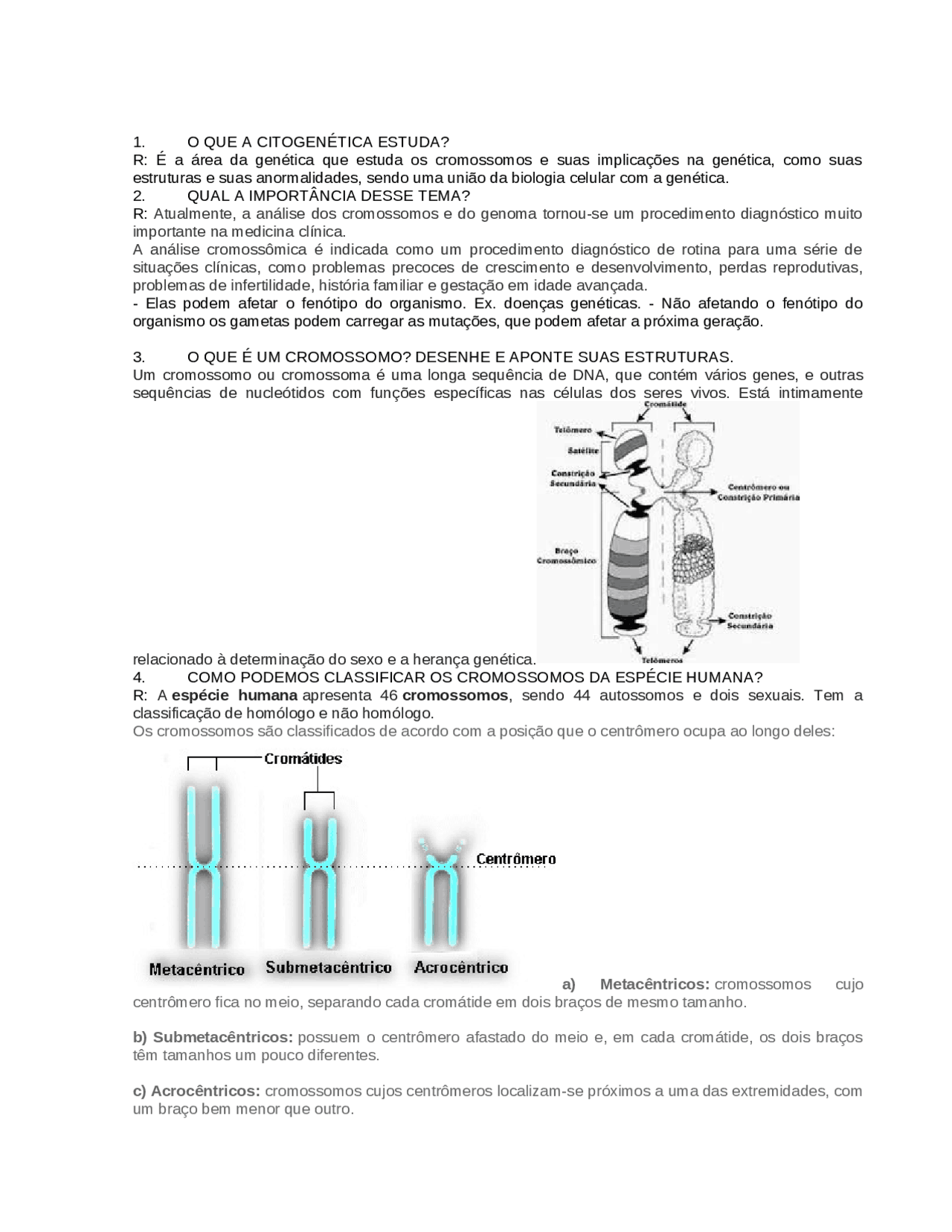 Exercicios De Genetica Basica - FDPLEARN