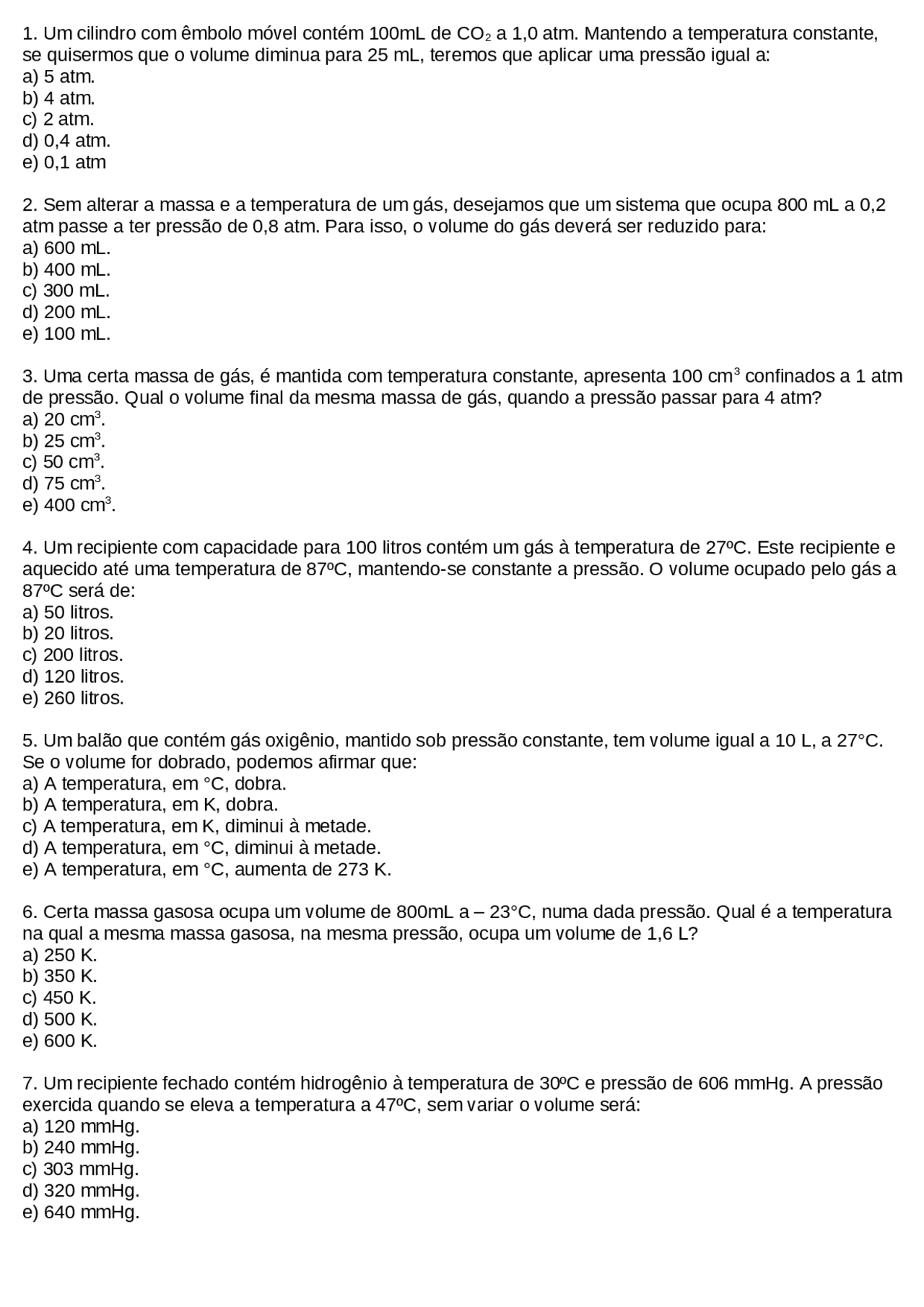 Testes De Fisica Para 2o Ano Do Ensino Medio Docsity