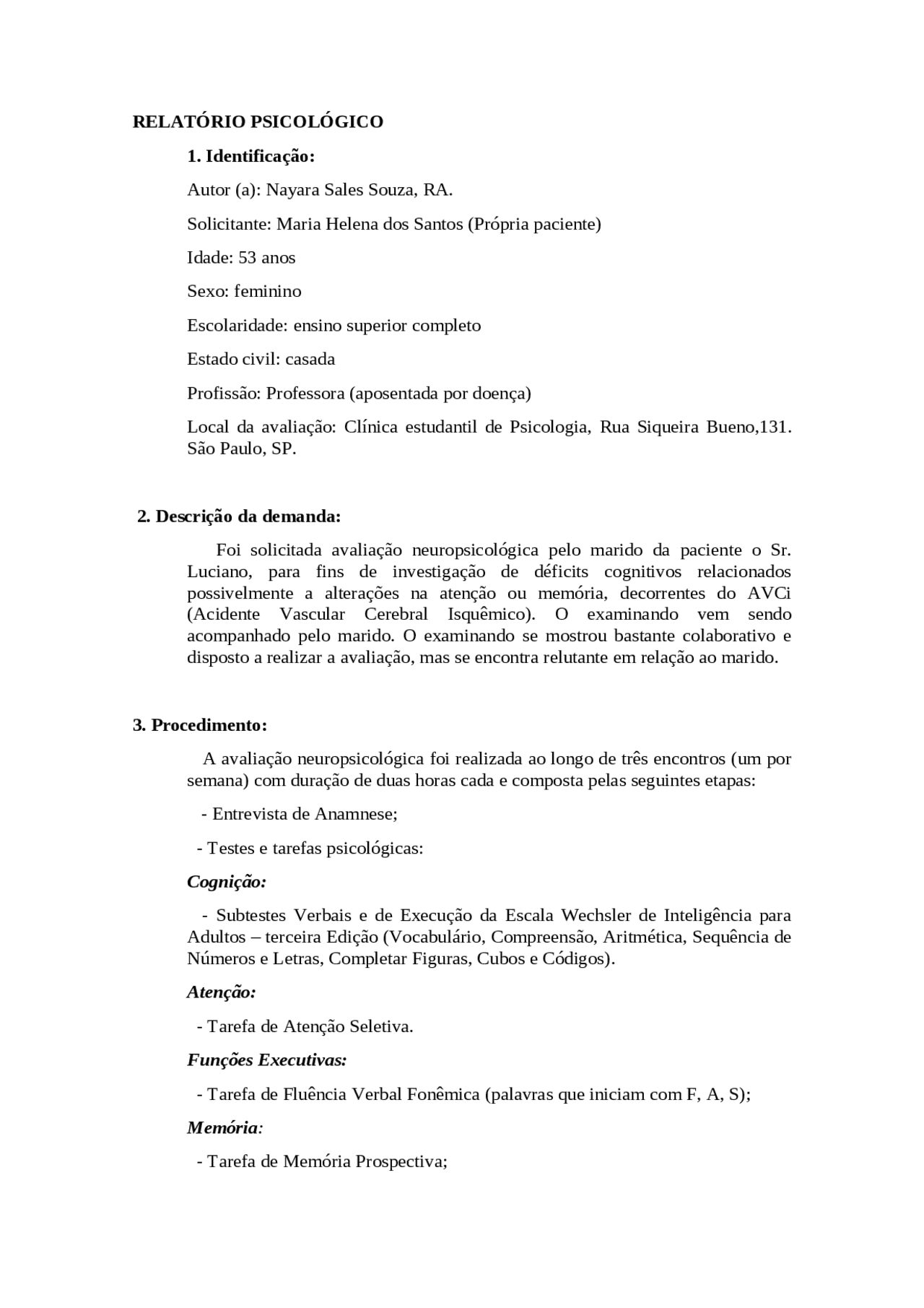 Relatorio Modelo De Relatorio De Atividades Escolar/modelo De Relatorio Informativo