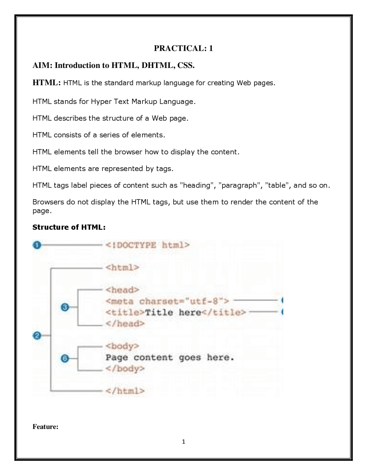 Web Technologies Practical File - Docsity