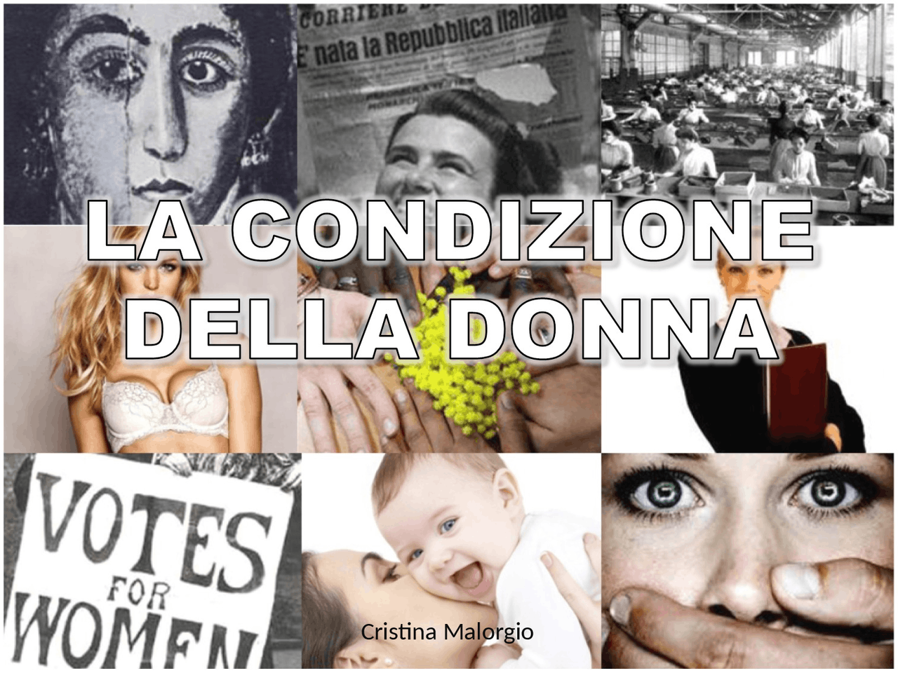 La condizione della donna nella storia Guide, Progetti e Ricerche di