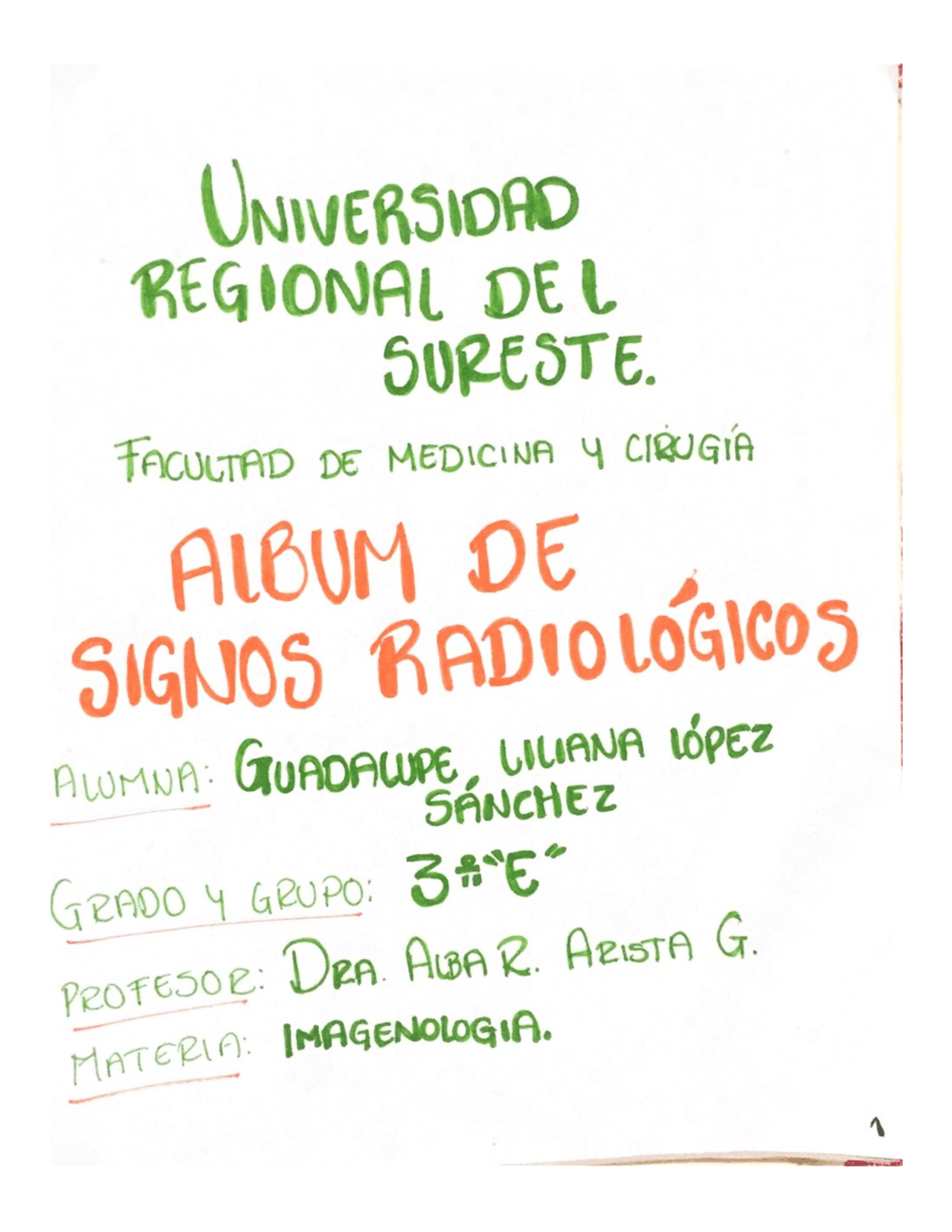 Album de signos radiologicos | Schémas de Imagerie médicale | Docsity