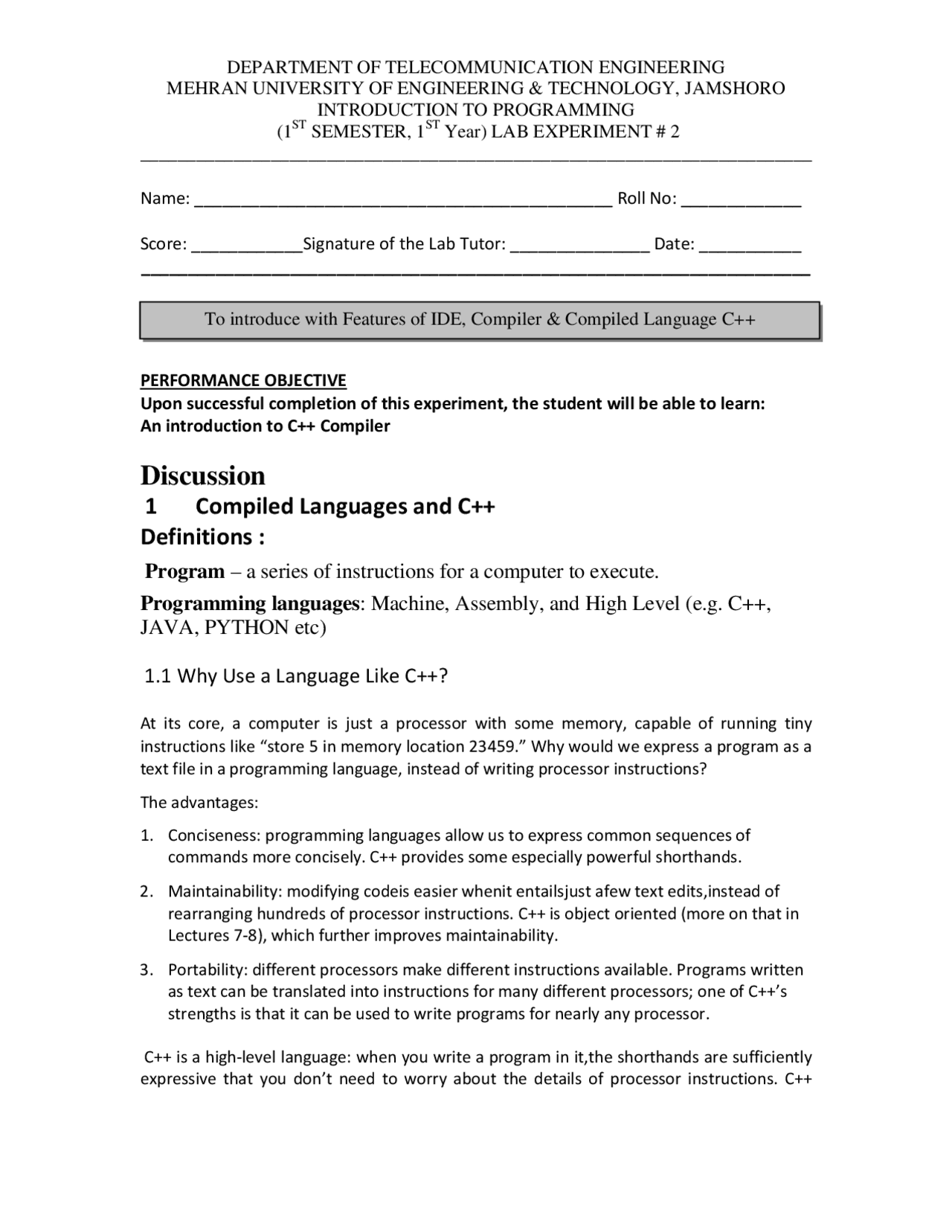 c program files & formats | testingdocs Images High... C++ Programing Files - Docsity