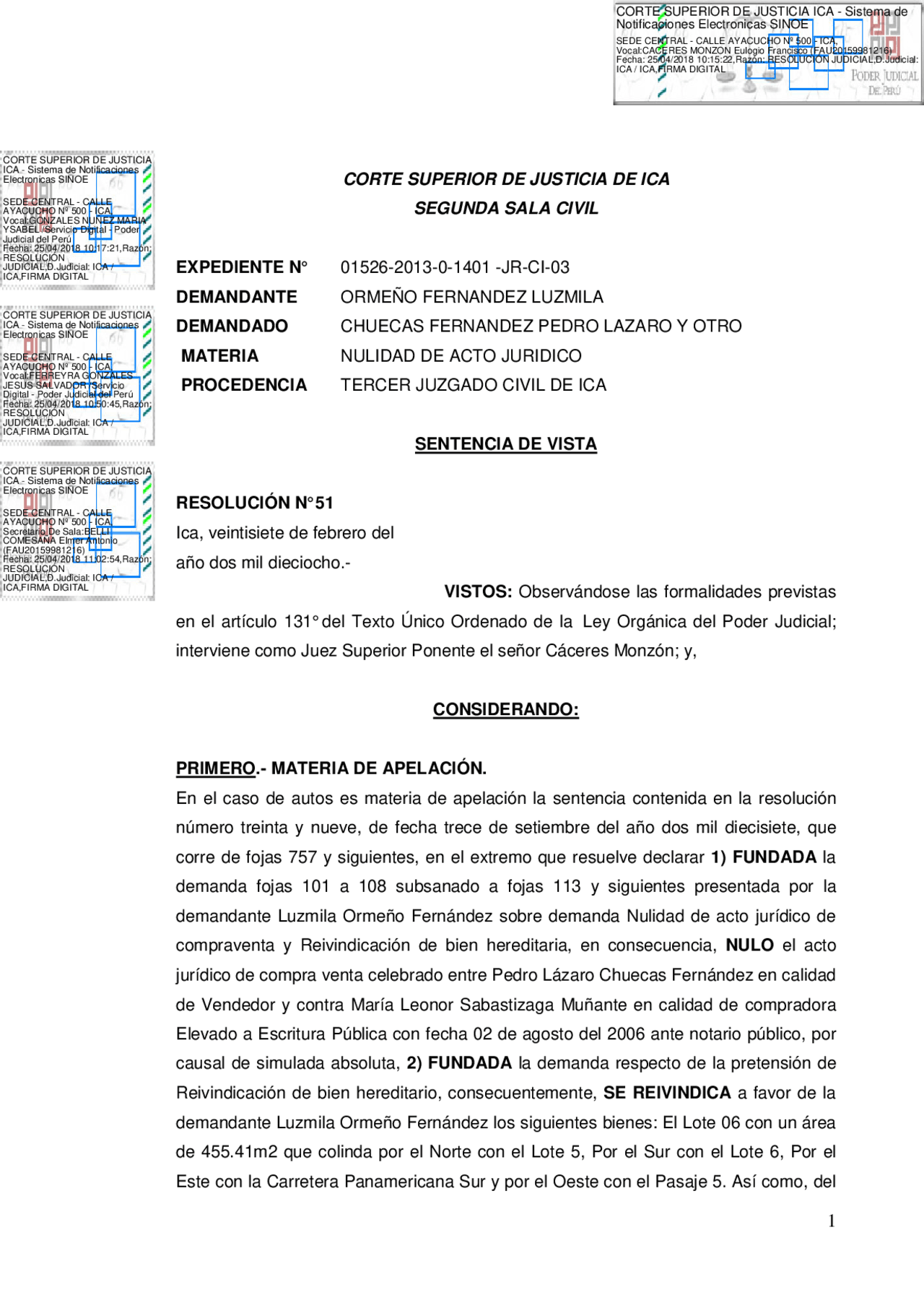 Jurisprudencias en materia civil emitidas por la Corte Suprema del Perú ...