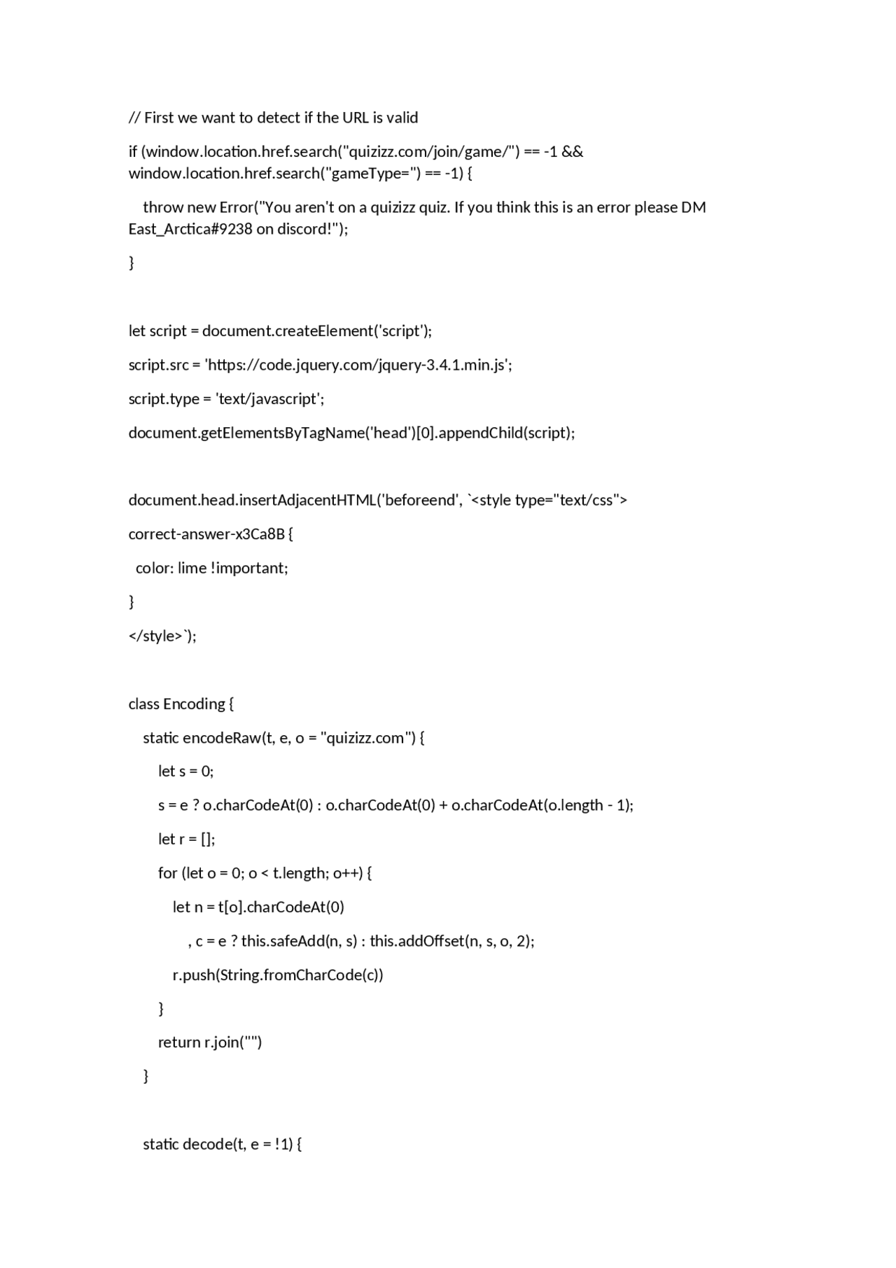 Ayuda en quizizz, para pasar un quiz que te hagan en quizizz - Docsity