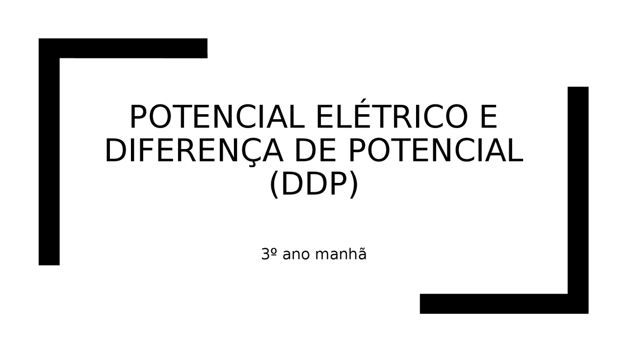 Potencia elétrico e ddp - Docsity