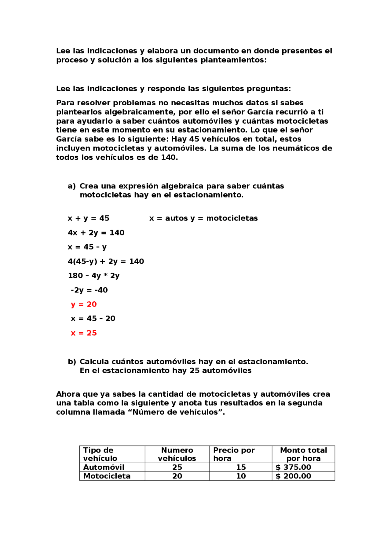 Modulo 11 actividad integradora 4 | Ejercicios de Matemáticas | Docsity