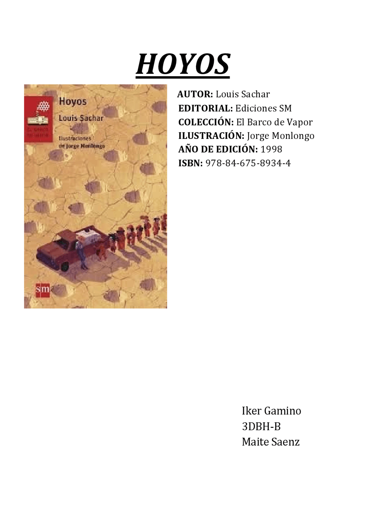 Resumen libro (HOYOS) Apuntes de Lengua y Literatura Docsity