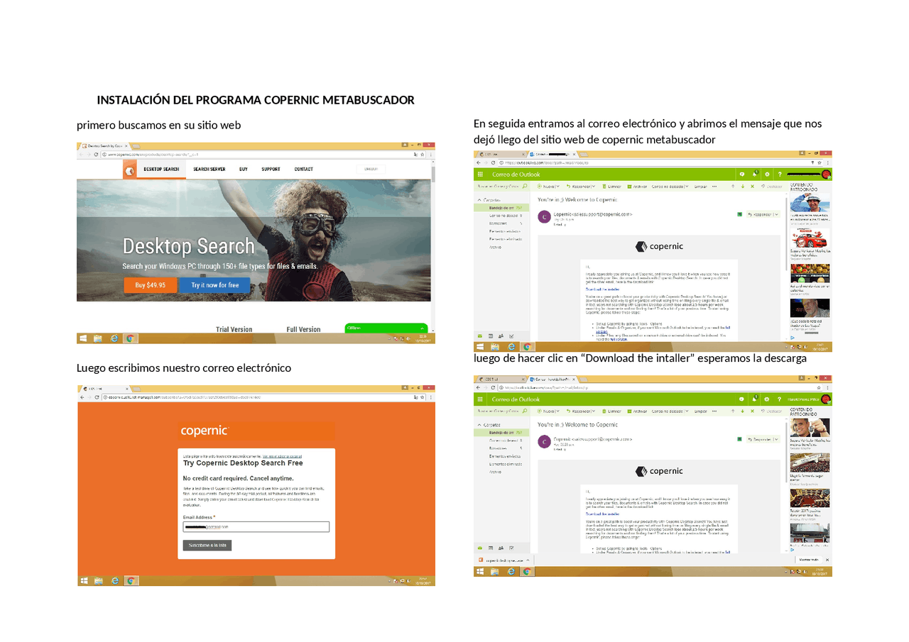 Descargar y instalar copernic - Docsity