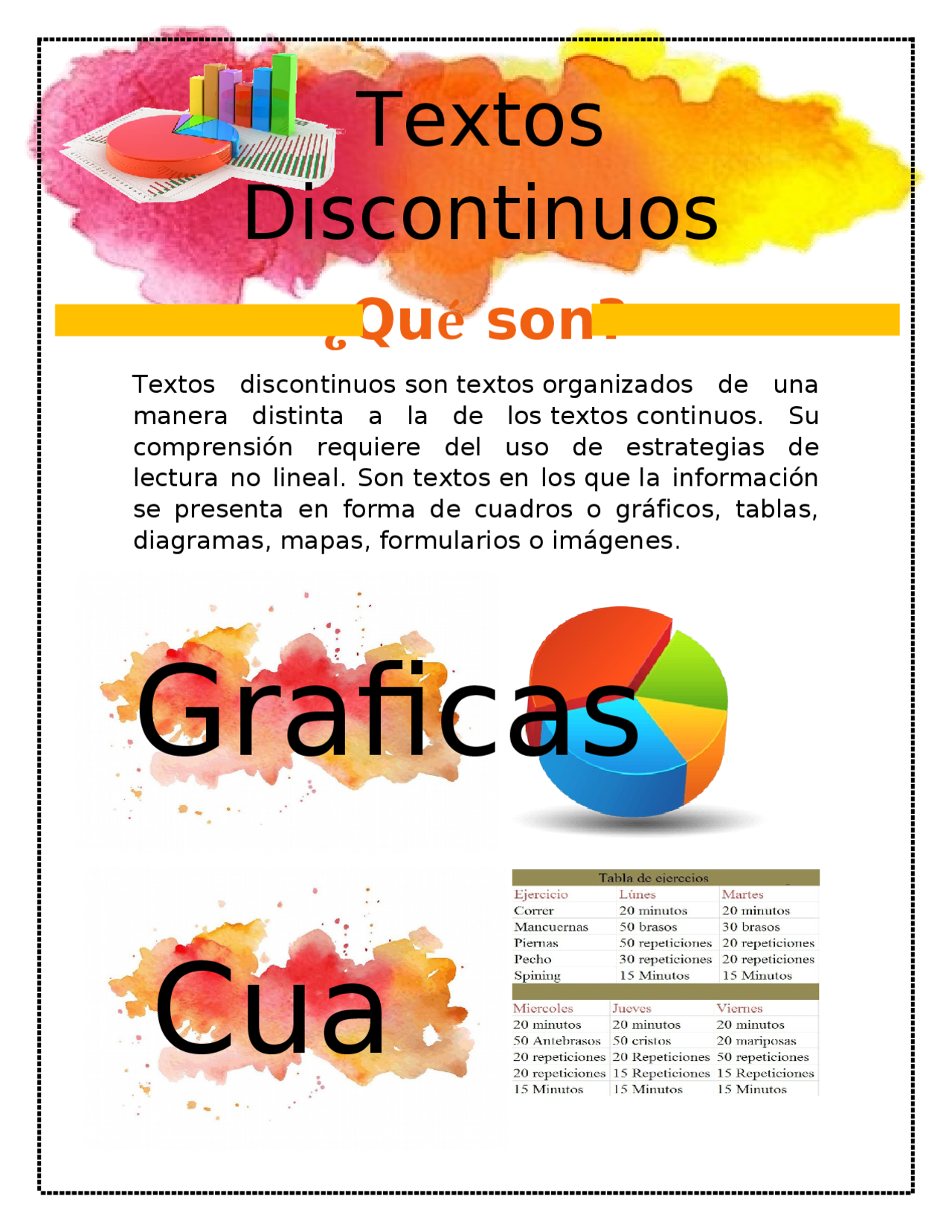 TEXTOS DISCONTINUOS Docsity TEXTOS DISCONTINUOS Docsity