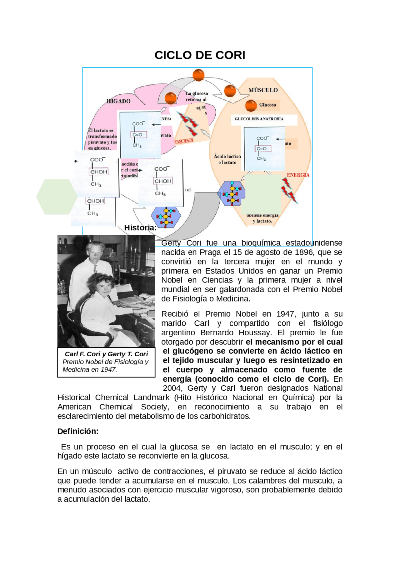 Ciclo De Cori Argumento Y Enfermedades Afines Docsity