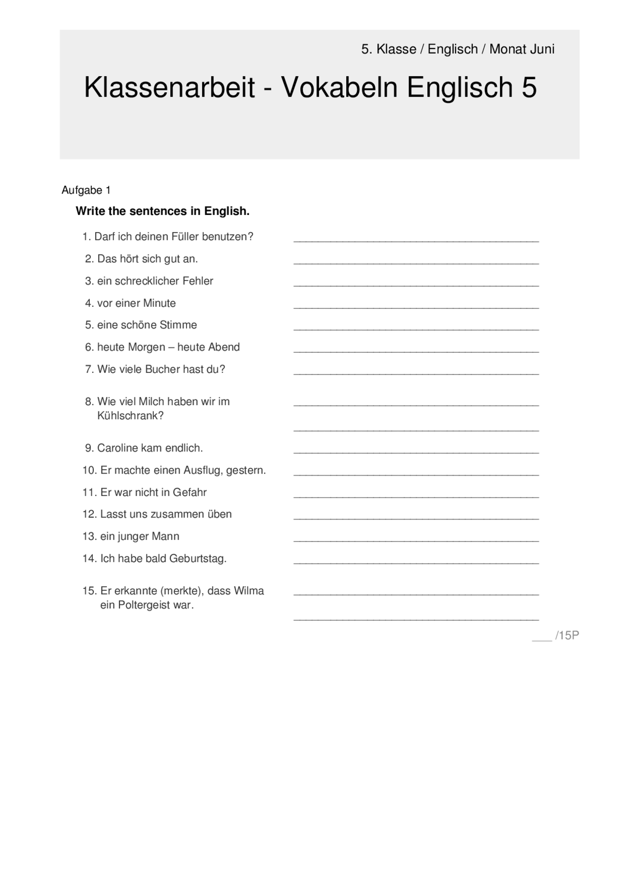 Klassenarbeit Vokabeln Englisch F r Klasse 5 Docsity klassenarbeit-vokabeln-englisch-f-r-klasse-5-docsity
