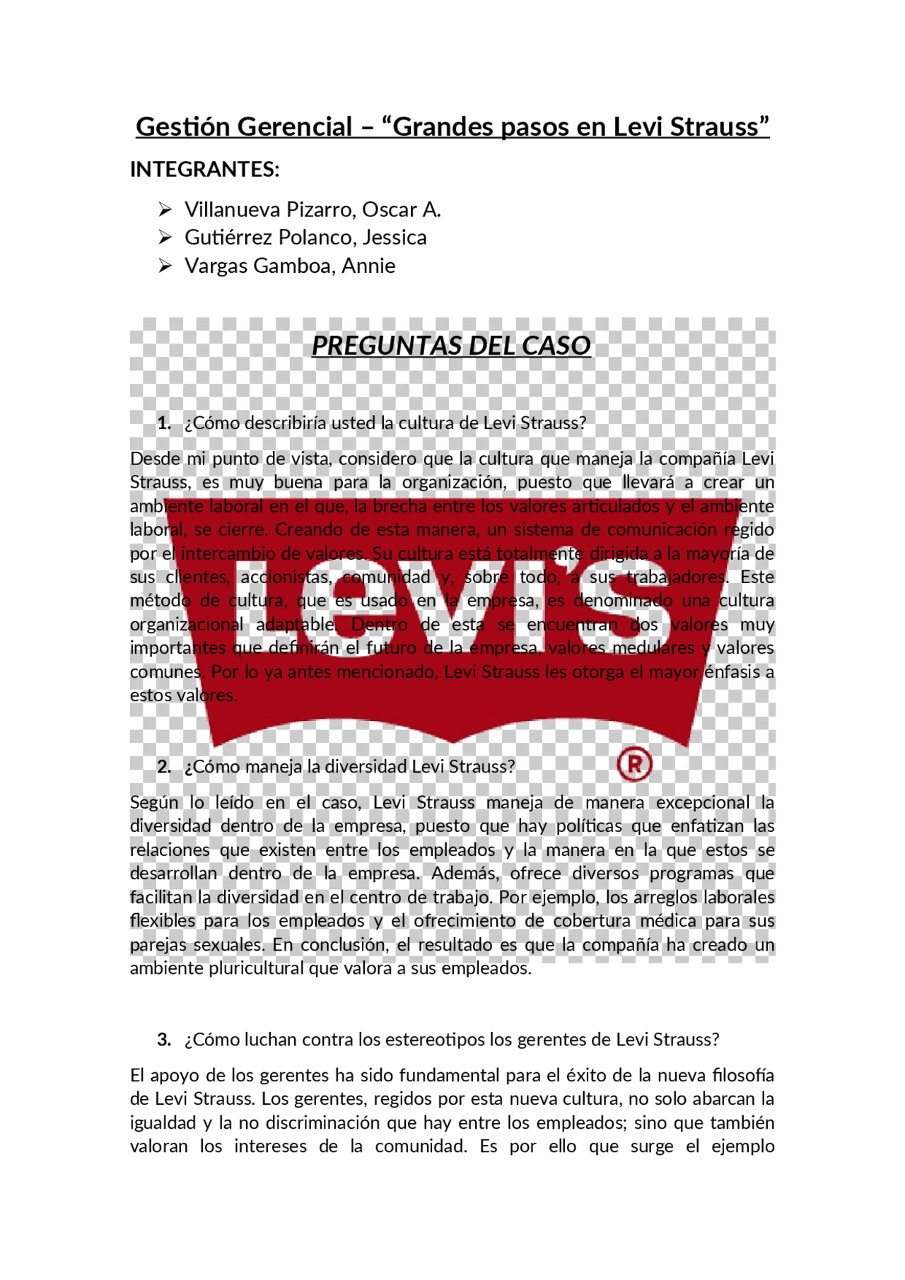 Ejemplo del caso lewis - Docsity