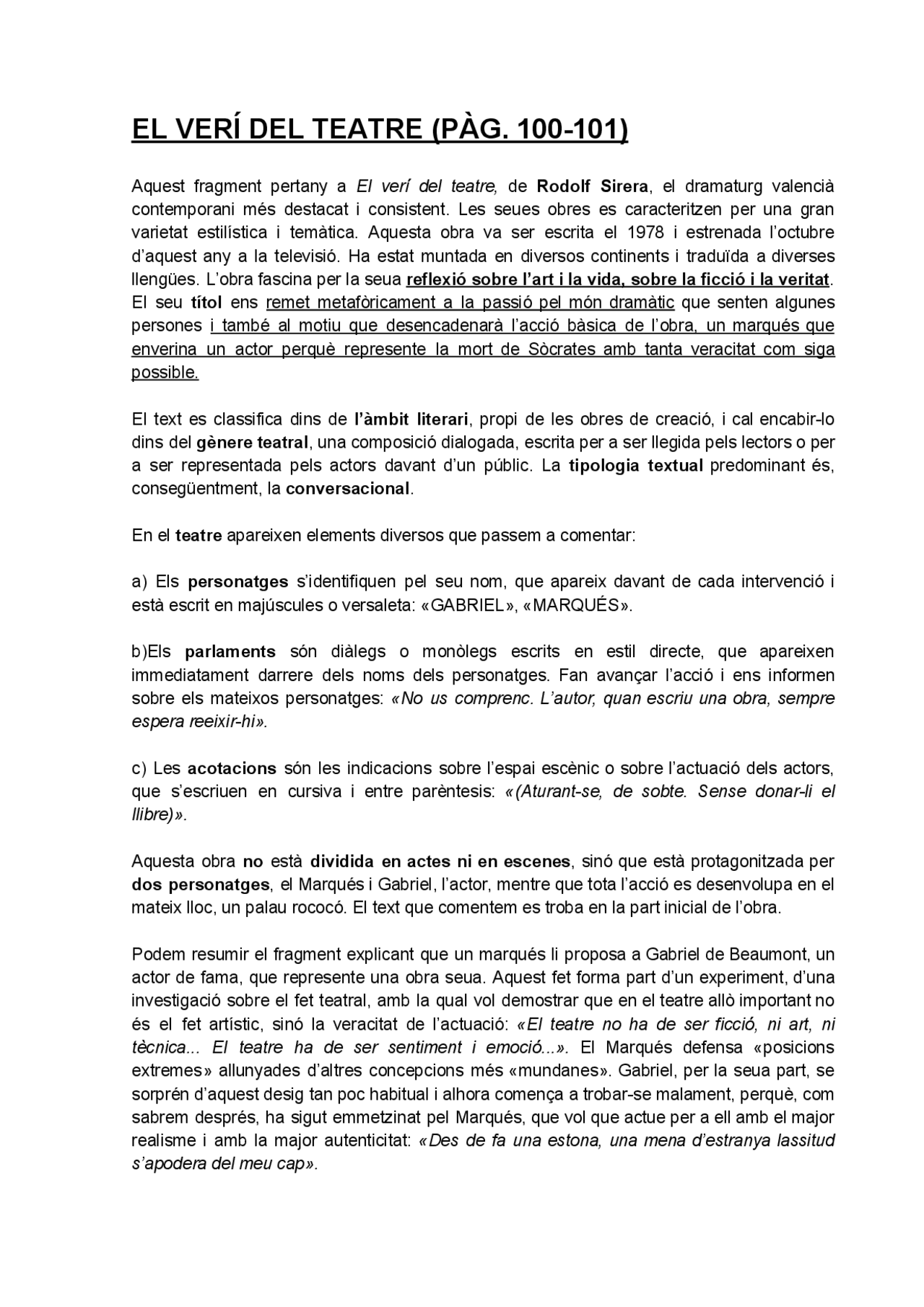EL VERÍ DEL TEATRE (PÀG. 100101) Docsity EL VERÍ DEL TEATRE (PÀG. 100101) Docsity