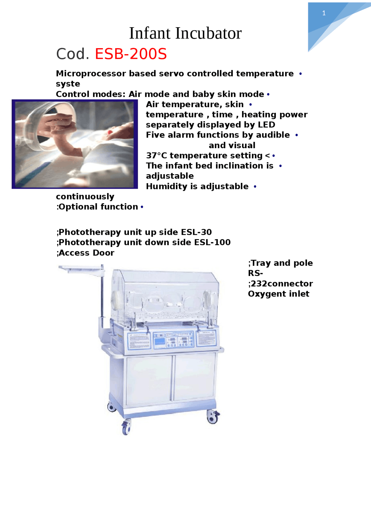 Neonatal Intensive Care Unit | Lab Reports Bioengineering | Docsity