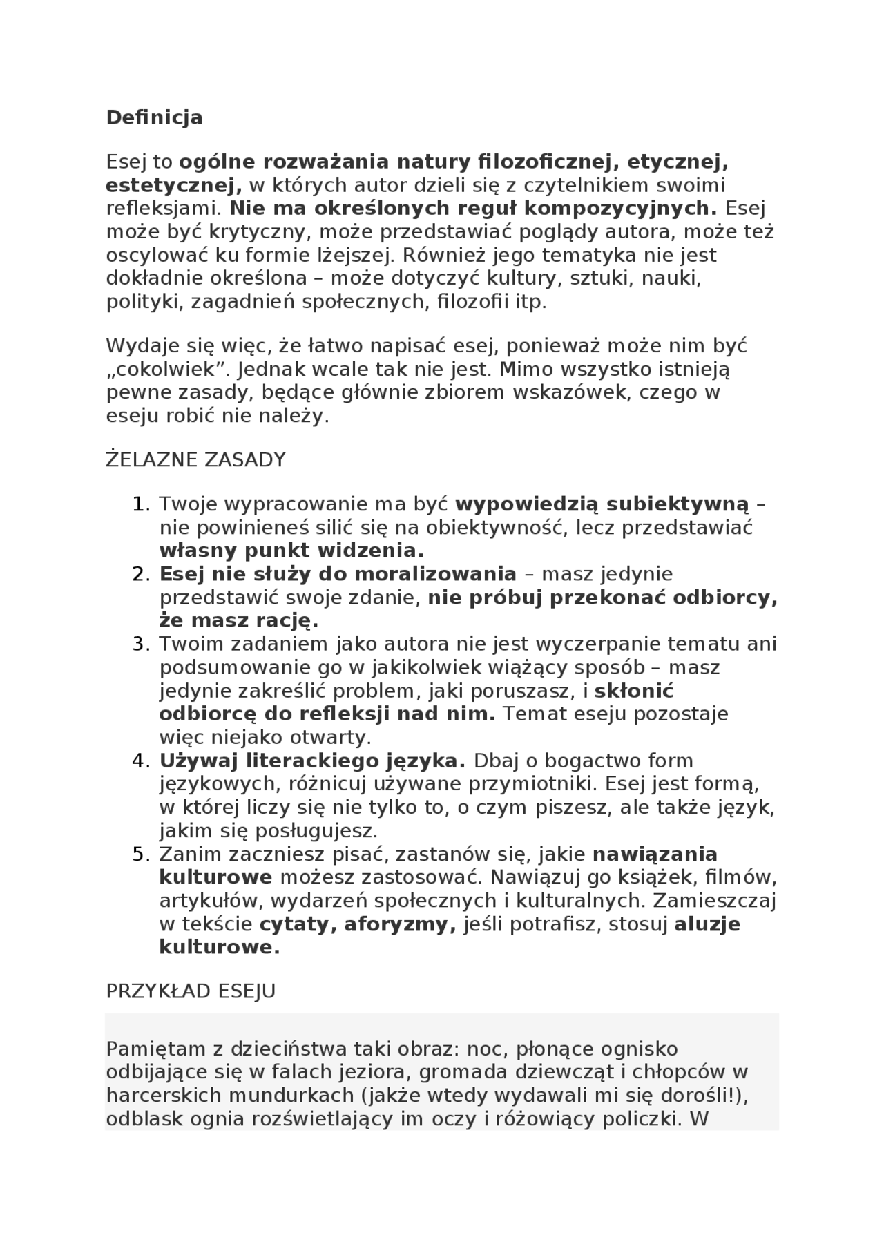 Co To Jest Esej Charakterystyka Docsity co-to-jest-esej-charakterystyka-docsity