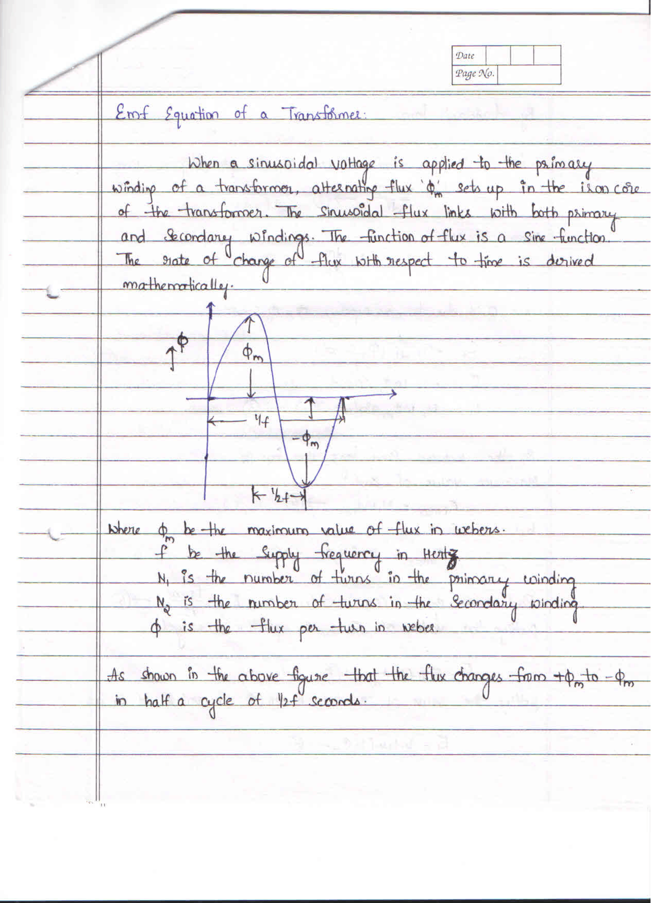 Electrical machines assignment and notes - Docsity
