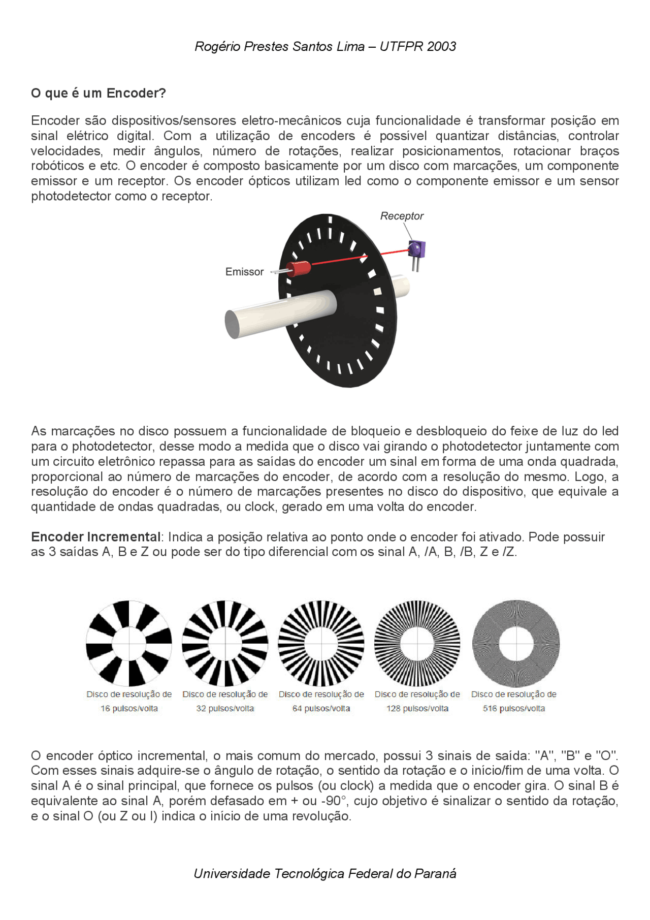 Resolver Vs Encoder Setup Diferença entre encoder e resolver | Notas de estudo Automação | Docsity