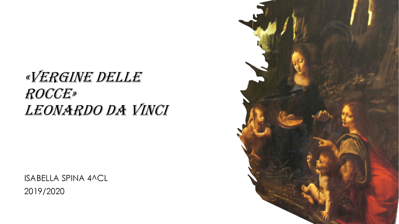 leonardo la vergine delle rocce