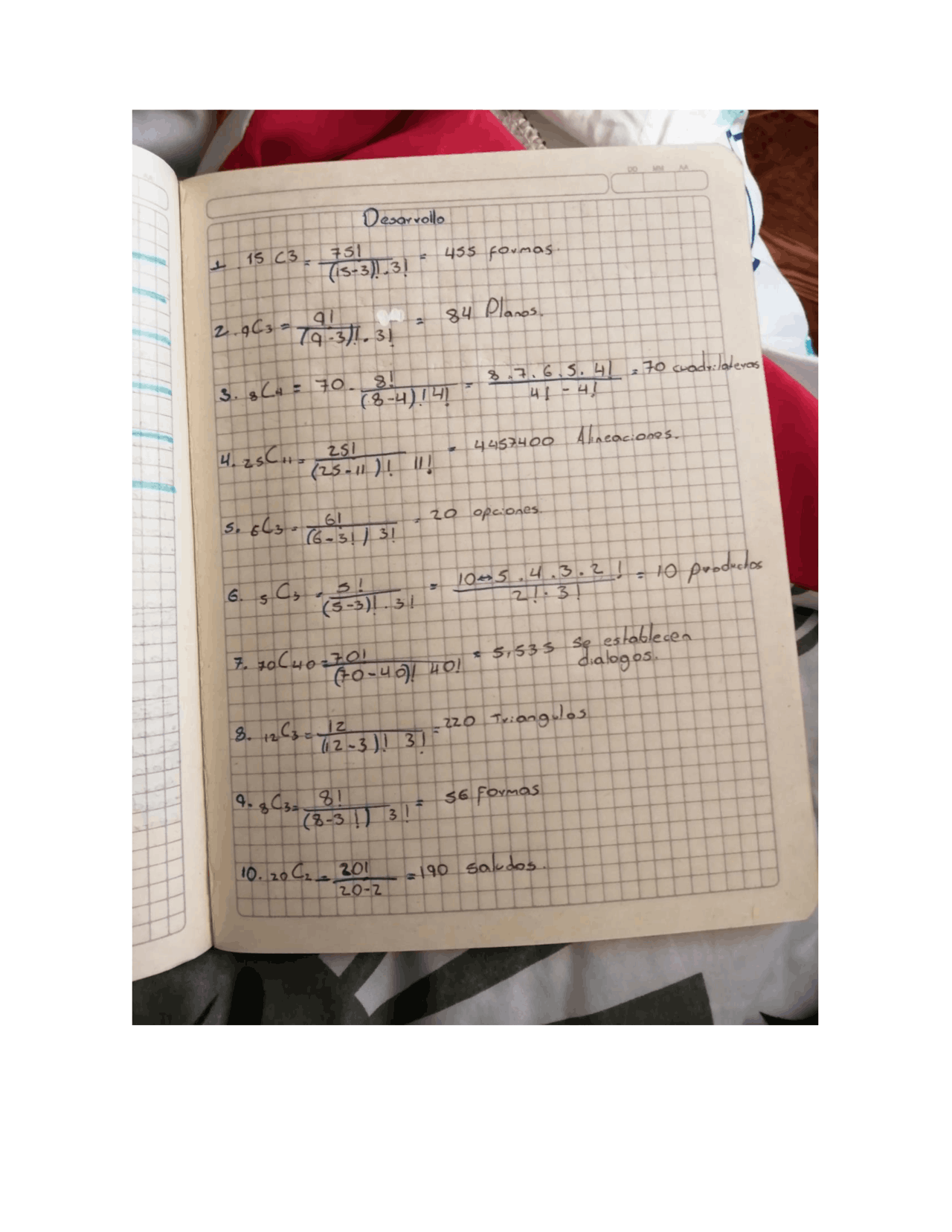 Combinacion Estadistica Docsity