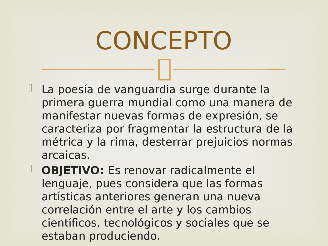 Que Es La Poesia De Vanguardia