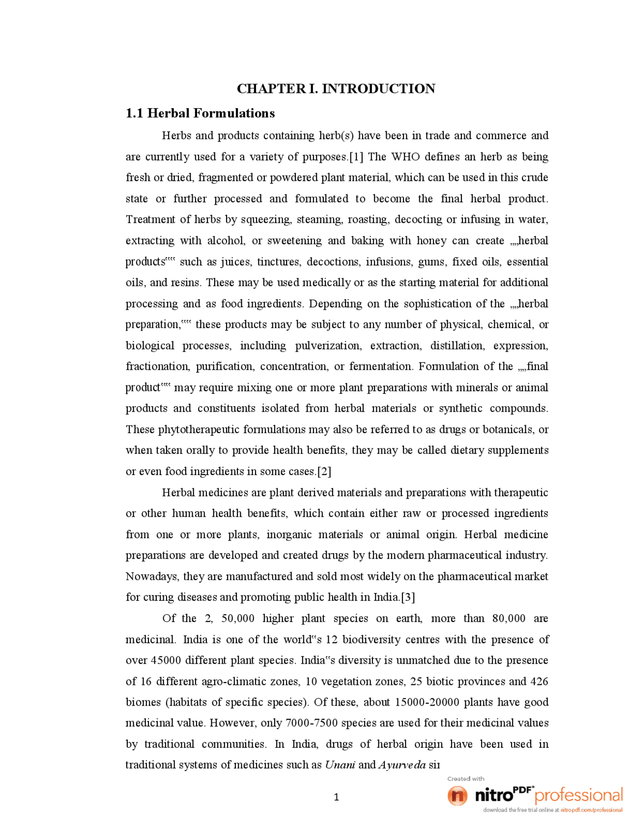 Introduction to Herbal Formulation | Essays (university) Pharmacognosy ...
