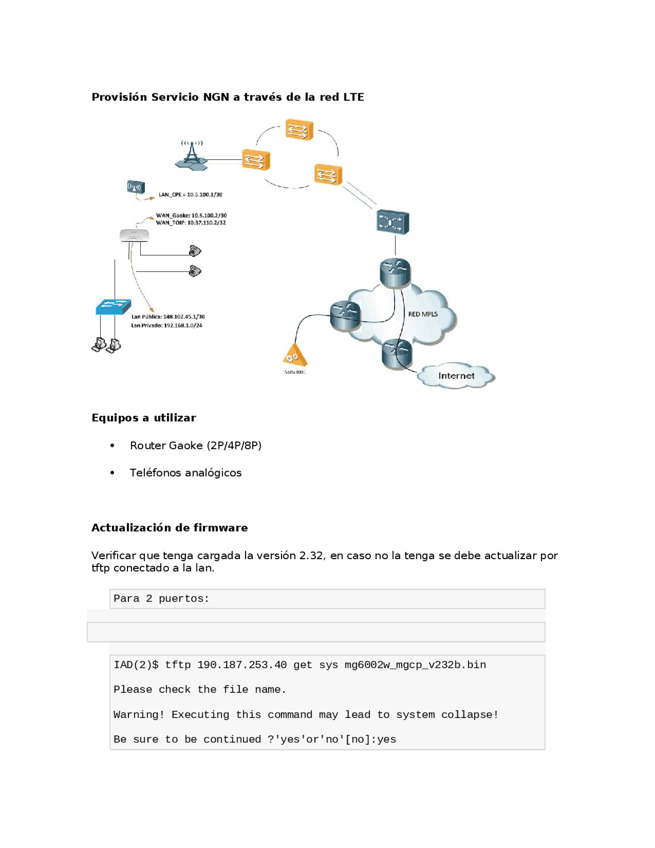 Configuracion Router Gaoke MG600XN LTE SIP | Monografías, Ensayos de ...
