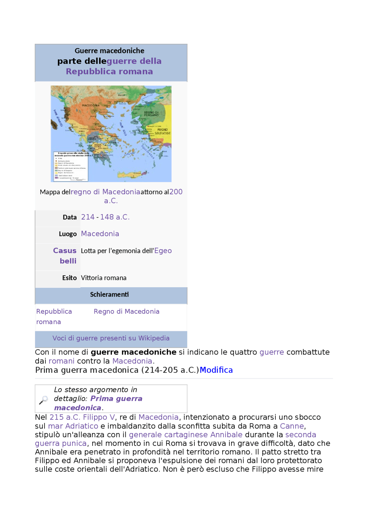 Guerre macedoniche tutto Docsity