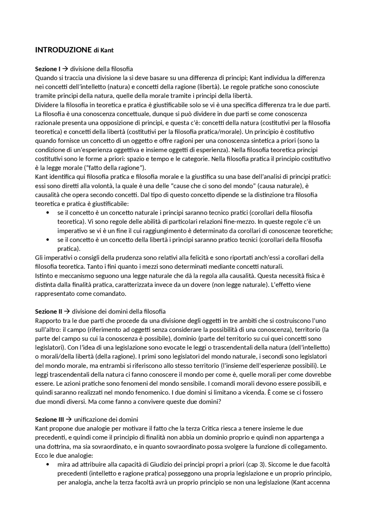 Kant introduzione alla Critica del Giudizio Appunti di Filosofia Docsity Kant introduzione alla Critica del Giudizio Appunti di Filosofia Docsity