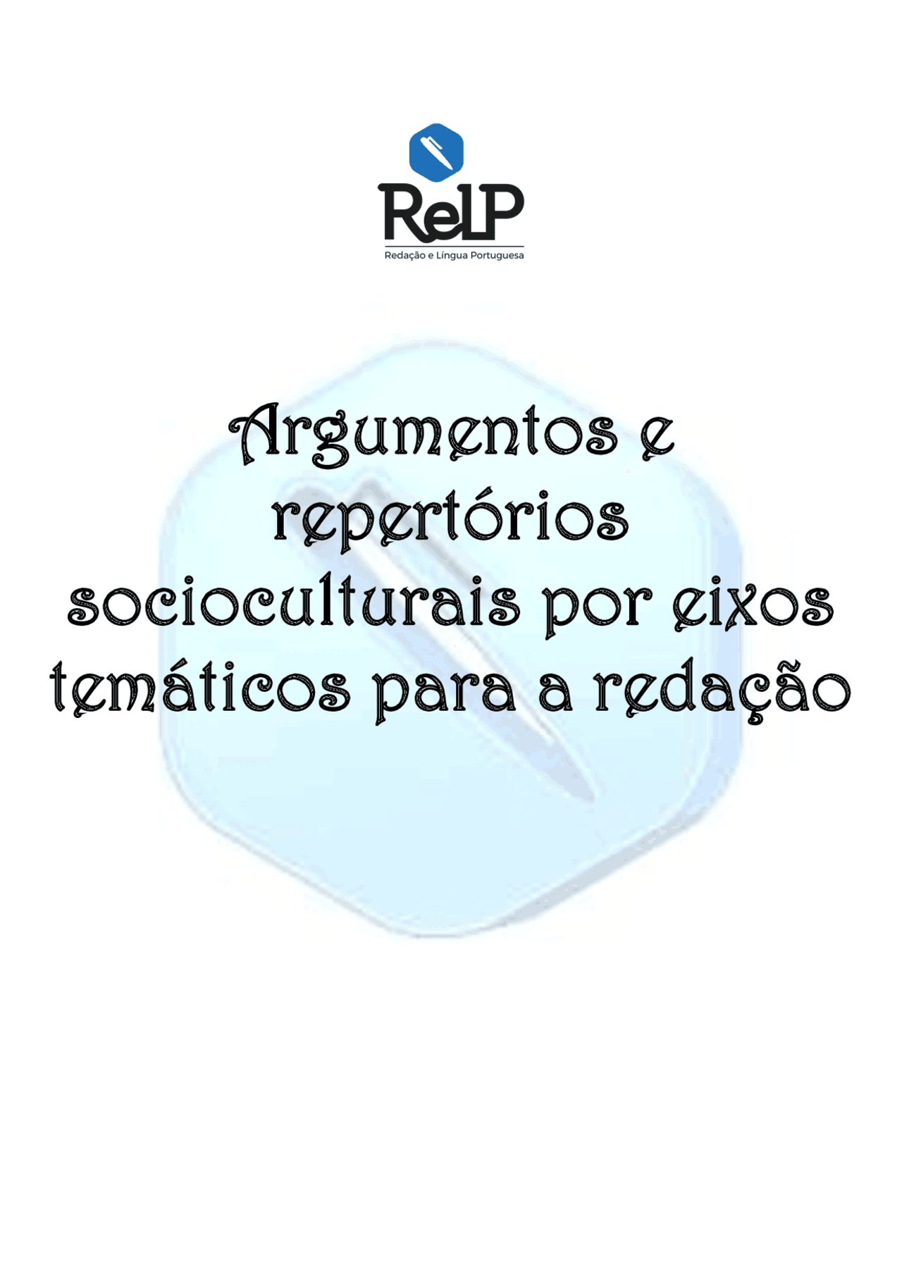 Redação- repertório por eixos - Docsity