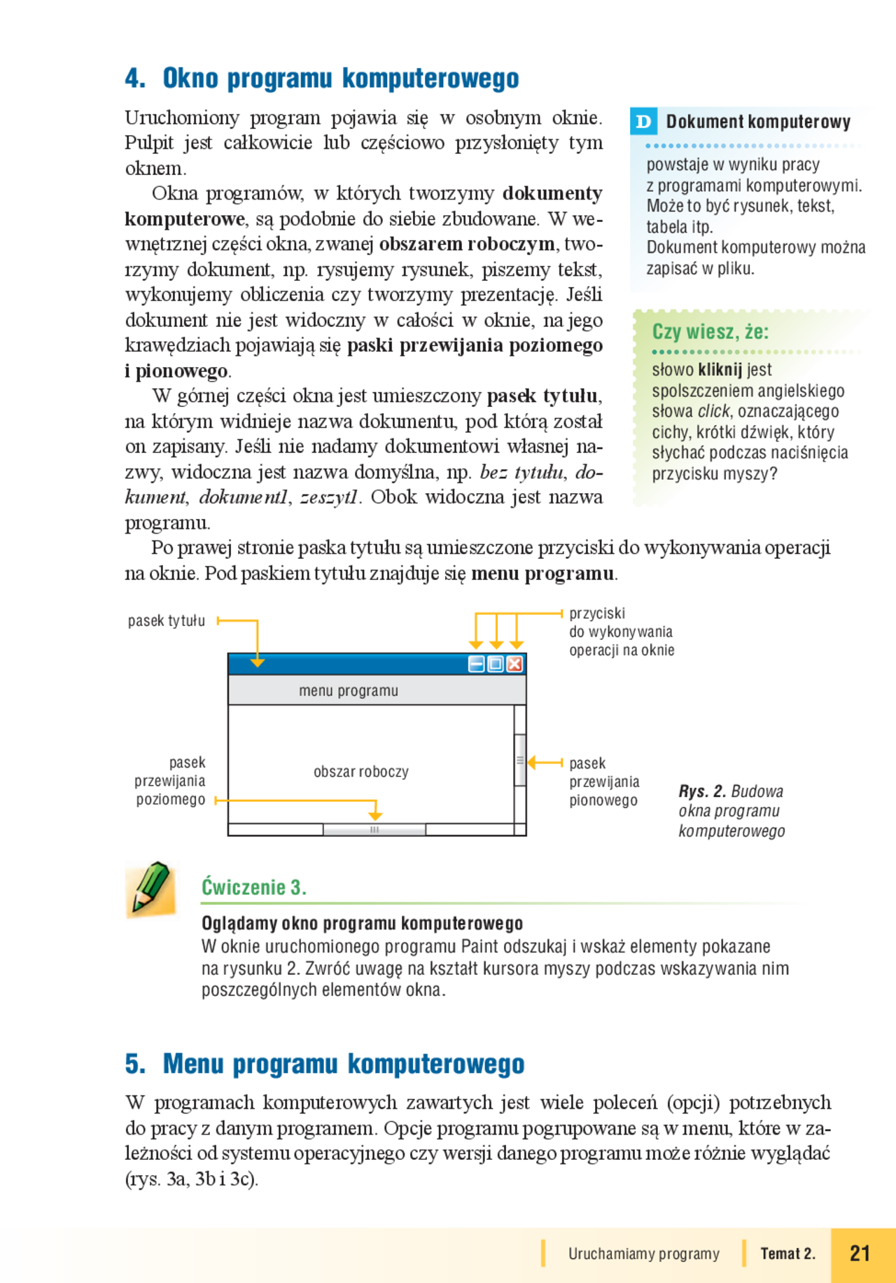 Informatyka: praca z dokumentem komputerowym i inne zagadnienia - Docsity
