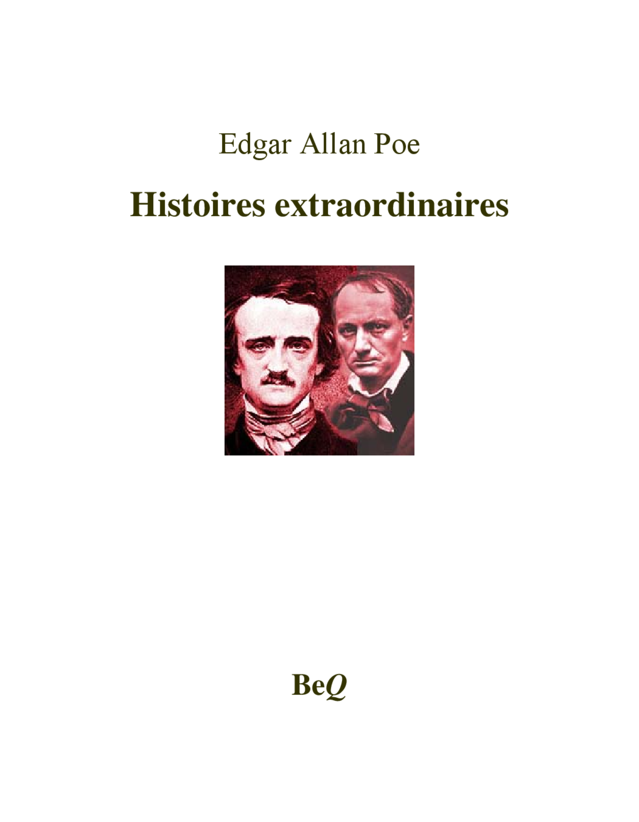 Histoires Extraordinaires Edgar Allan Poe Docsity
