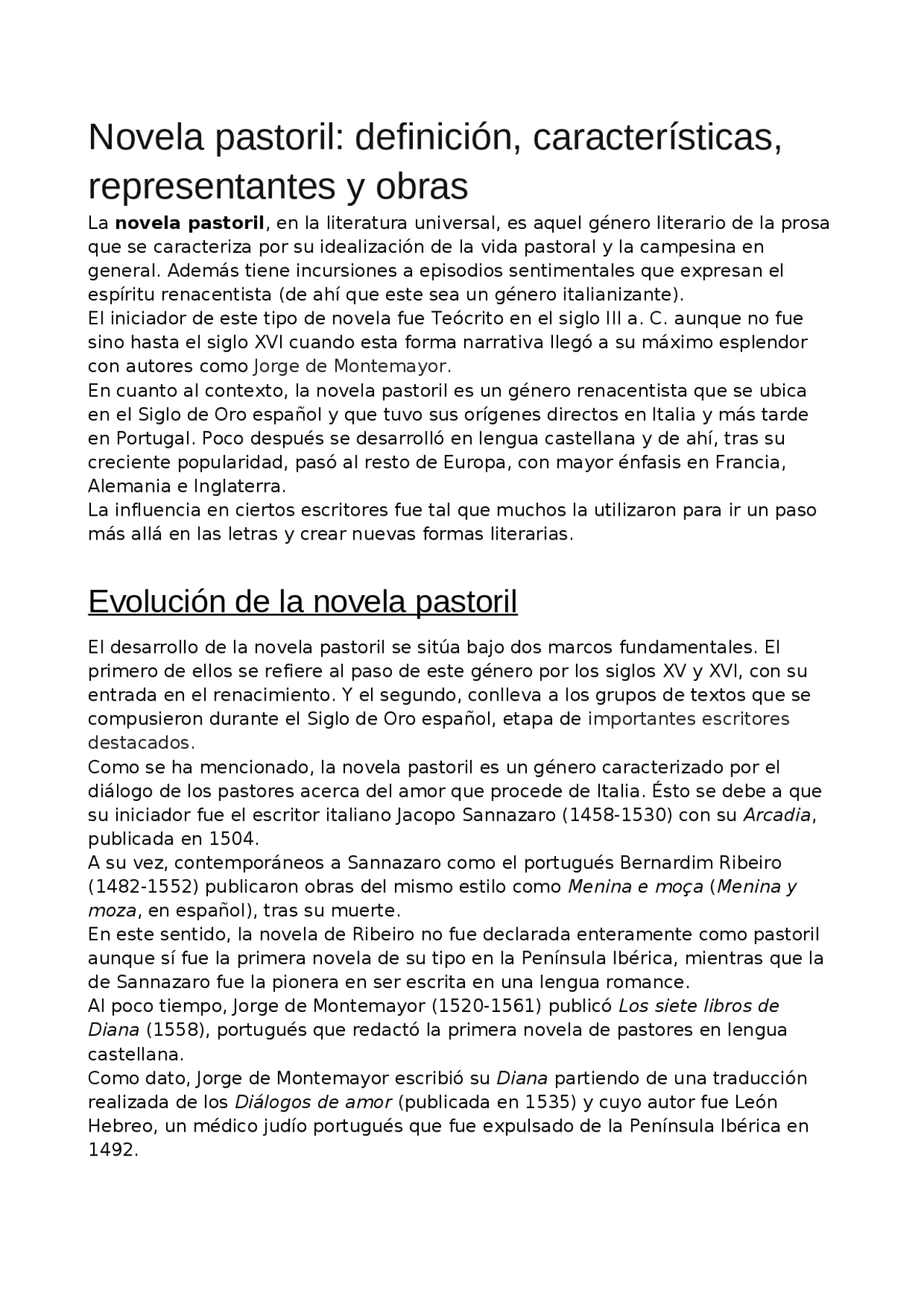 Sintesi delle Novelas Pastoriles Docsity Sintesi delle Novelas Pastoriles Docsity