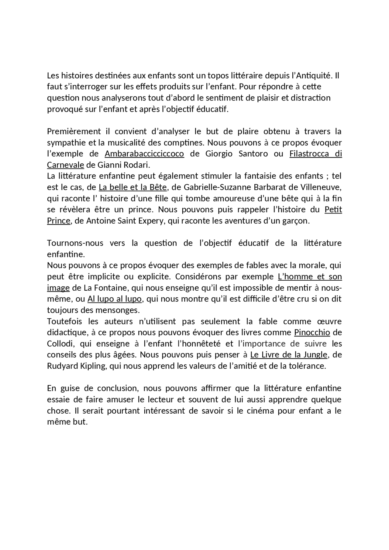 Reflexion Personnelle Docsity