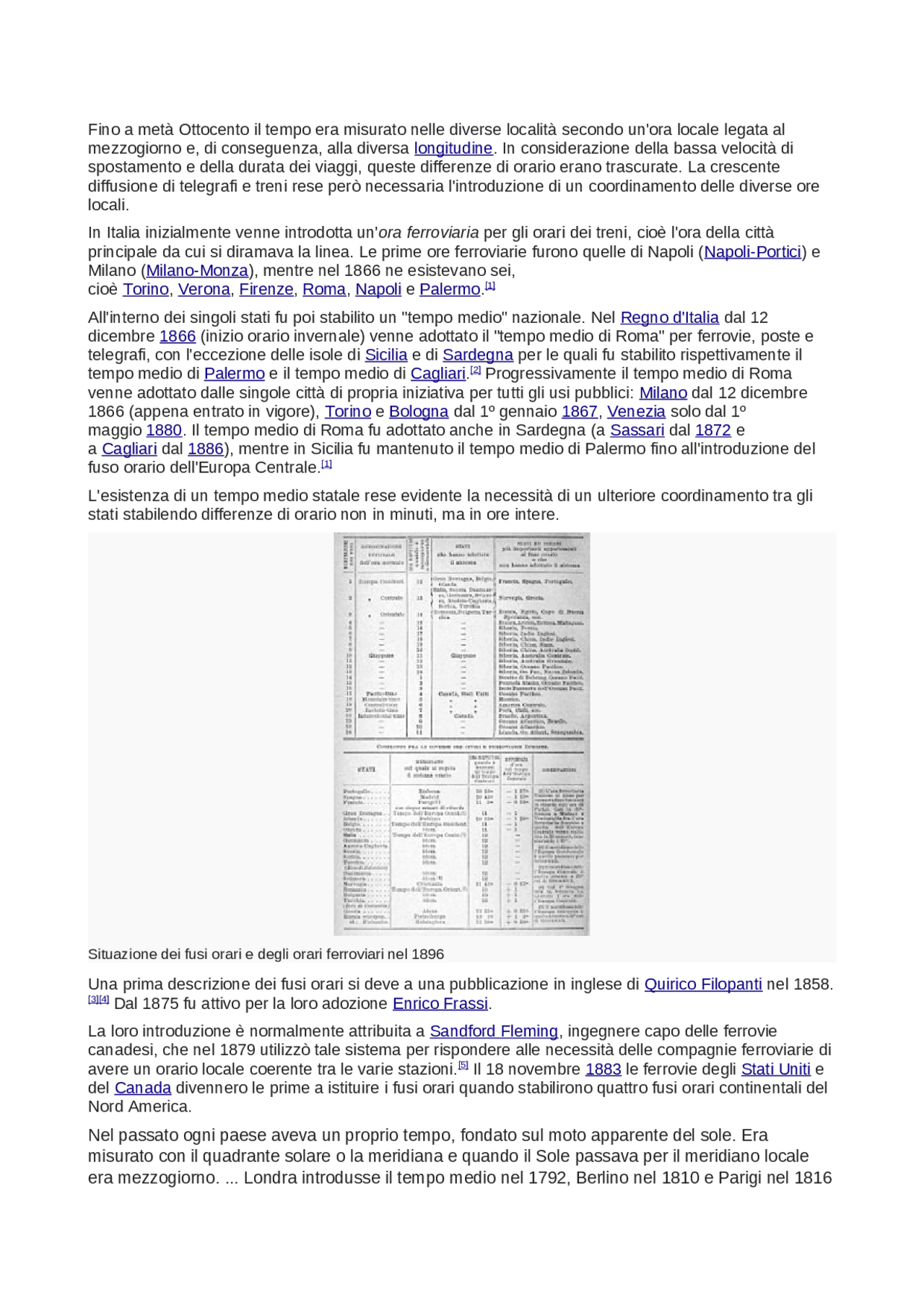 Fuso orario ideale per i liceali Docsity