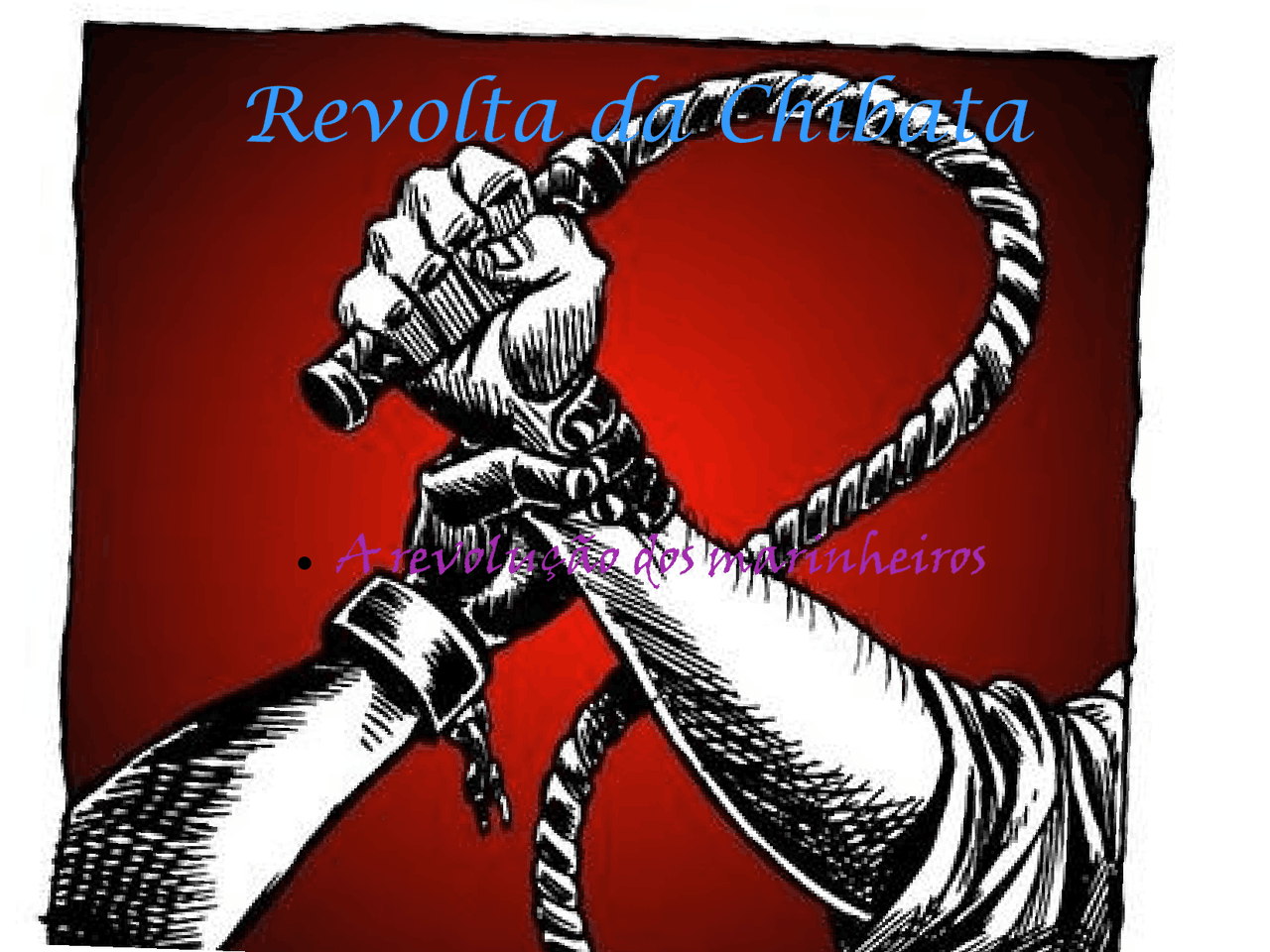 Resumo sobre a Revolta da chibata - Docsity