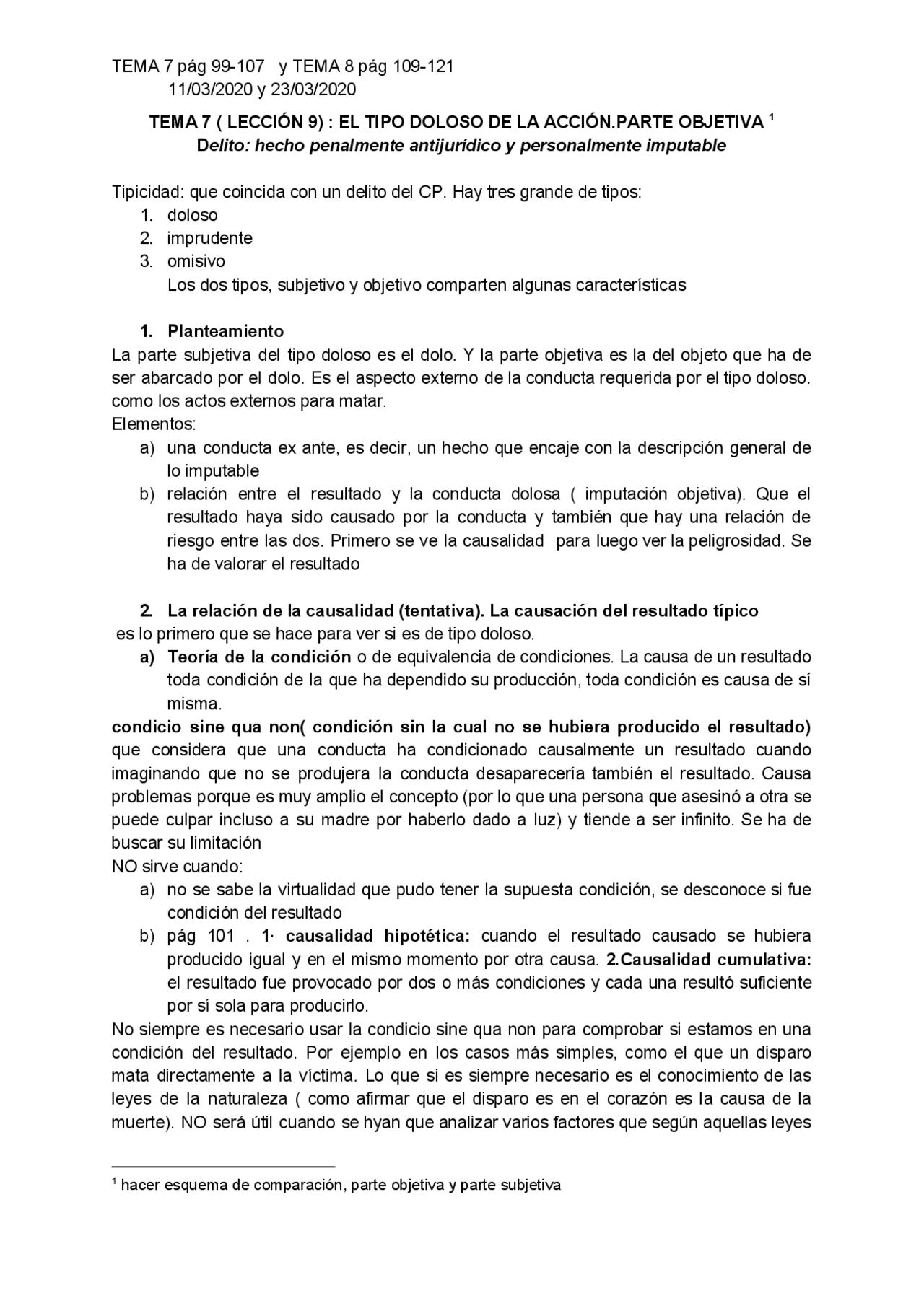 APUNTES FUNDAMENTOS DEL DERECHO PENAL Y TEORÍA DEL DELITO - Docsity