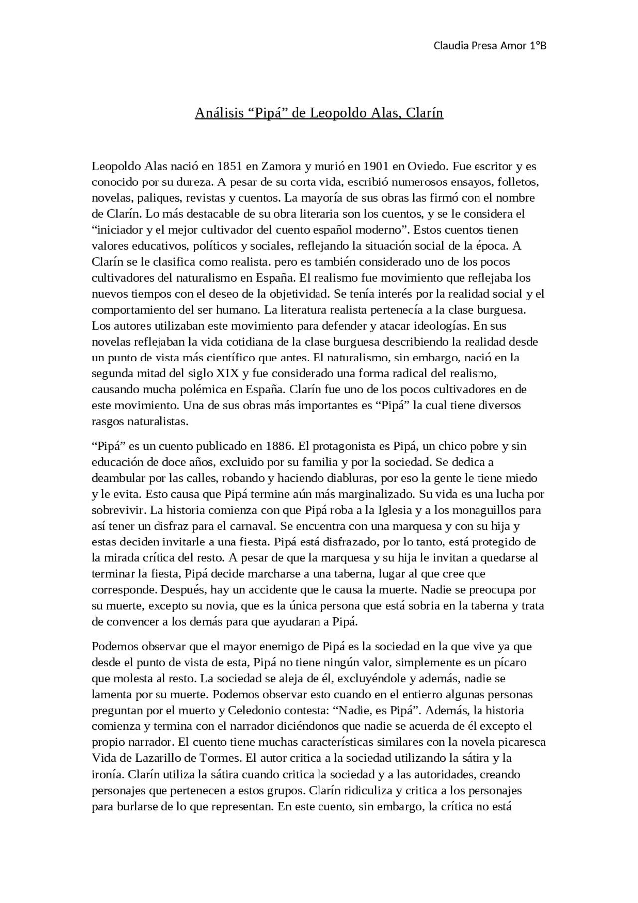 Analisis Del Libro Pipa Docsity