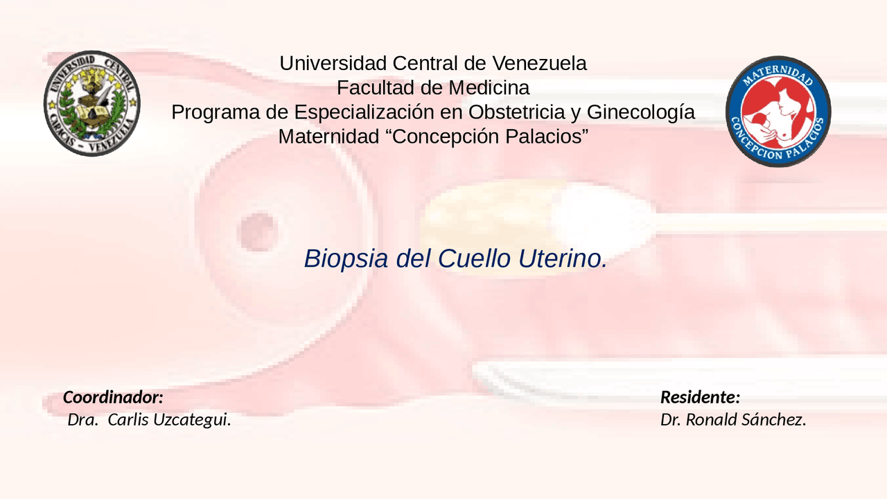 BIOPSIA endometrial - Obstetricia | Diapositivas de Obstetricia | Docsity
