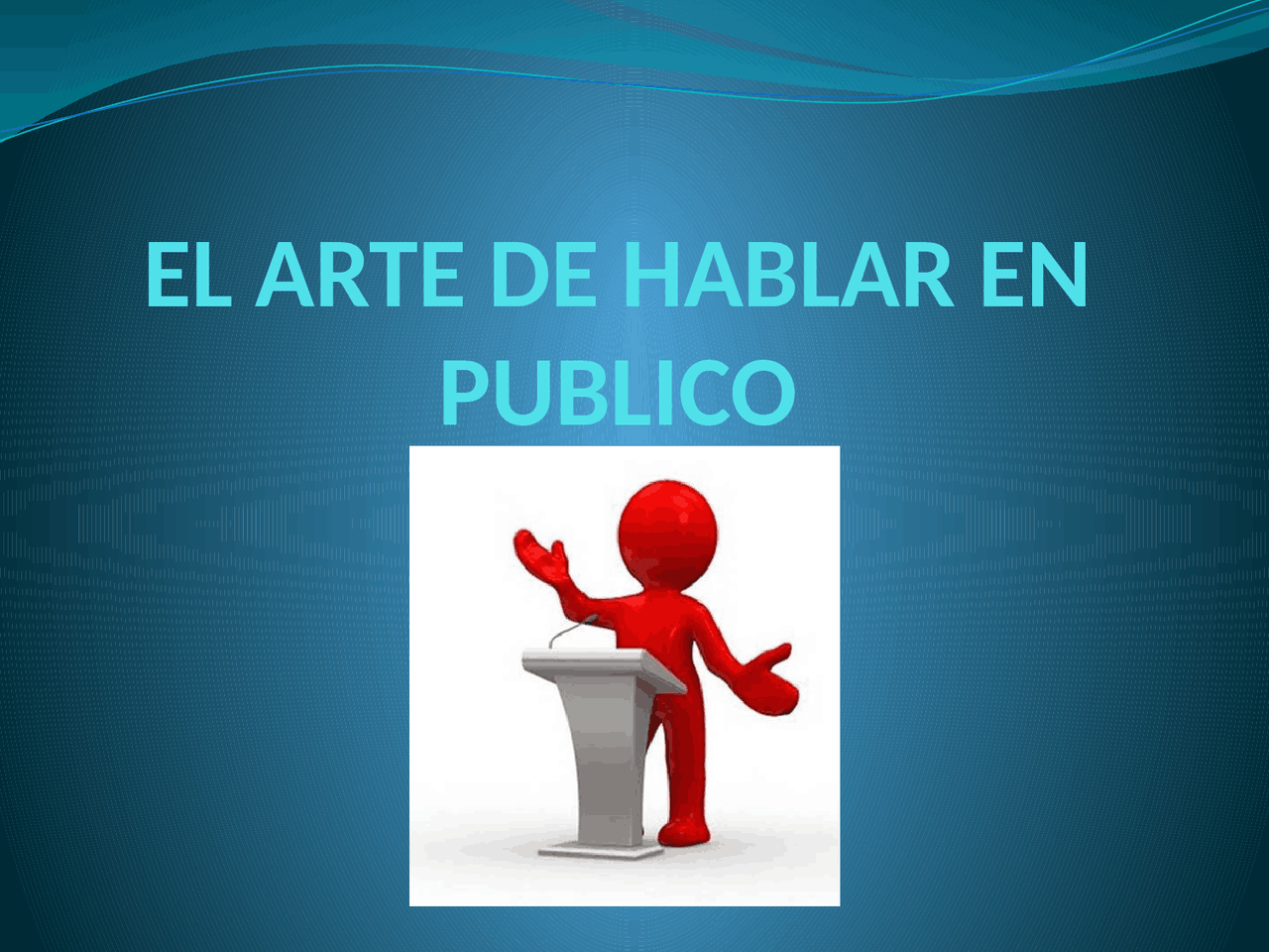 EL ARTE DE HABLAR EN PUBLICO - Docsity