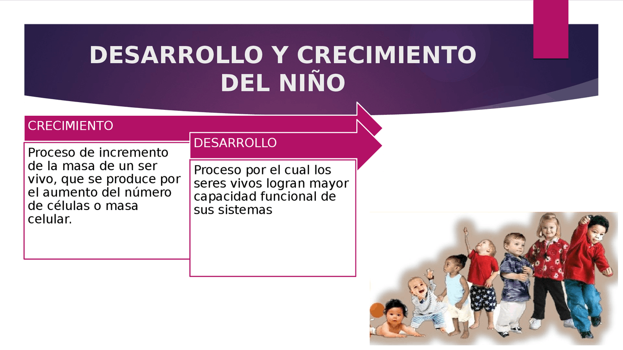 Crecimiento Y Desarrollo Del Niño Diapositivas