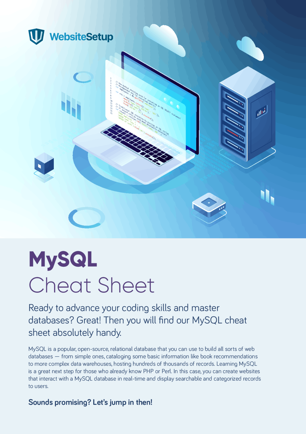 MySQL Cheat Sheet - Docsity
