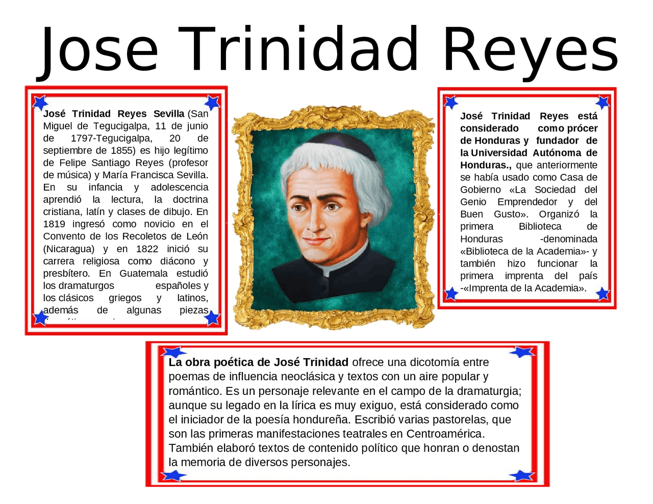 Biografia de Jose Trinidad Reyes Docsity