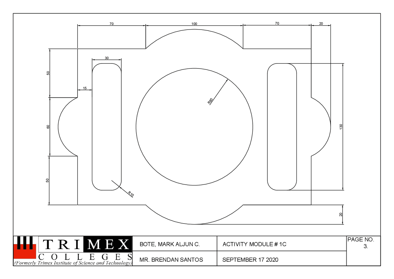 Autocad Assignment First Page Autocad Assignment in Engineering - Docsity