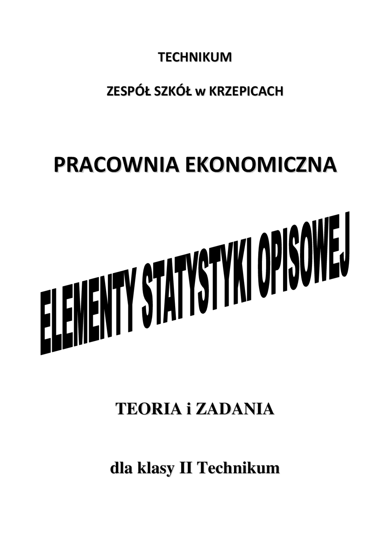 Elementy statystyki opisowej - Docsity