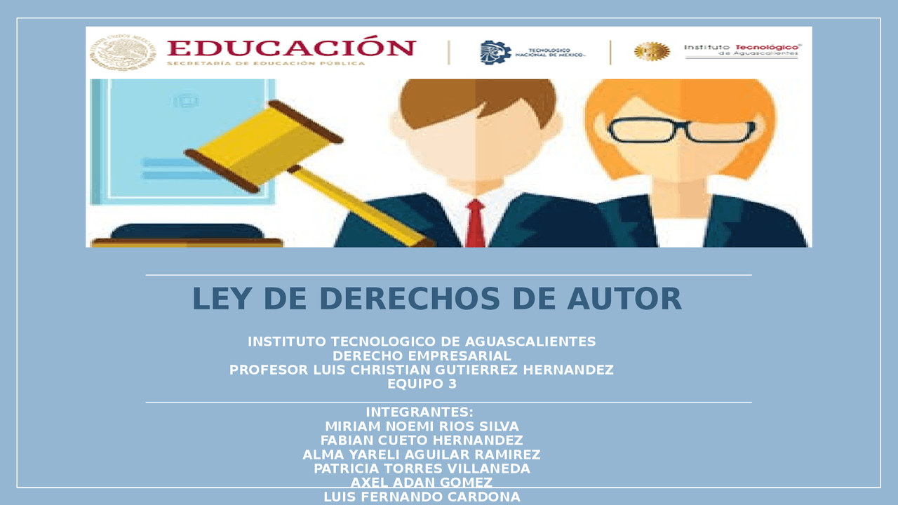 Ley de derechos de autor Docsity
